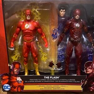 DC The Flash Red and Yellow Action Figures